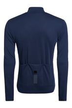 Load image into Gallery viewer, Giordana Mens SilverLine Thermal L/S Jersey - Sable Blue