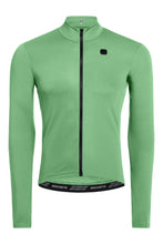 Load image into Gallery viewer, Giordana Mens SilverLine Thermal L/S Jersey - Mint Green