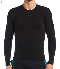 Load image into Gallery viewer, Giordana Unisex Heavyweight Knitted Long Sleeve Base Layer - Black