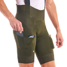 Load image into Gallery viewer, Giordana Mens FR-C Pro Cargo Bib Short - Olive Green