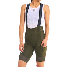 Load image into Gallery viewer, Giordana Womens FR-C Pro Cargo Bib Short - Olive Green