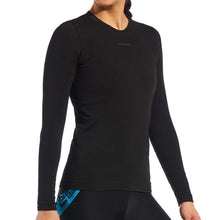 Load image into Gallery viewer, Giordana Unisex Heavyweight Knitted Long Sleeve Base Layer - Black