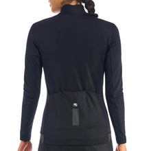 Load image into Gallery viewer, Giordana Womens SilverLine Thermal L/S Jersey - BLACK