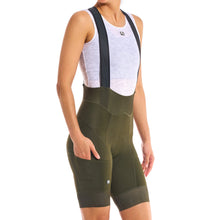 Load image into Gallery viewer, Giordana Womens FR-C Pro Cargo Bib Short - Olive Green