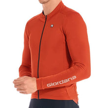 Load image into Gallery viewer, Giordana Mens FR-C Pro Thermal L/S Jersey - Sienna Orange