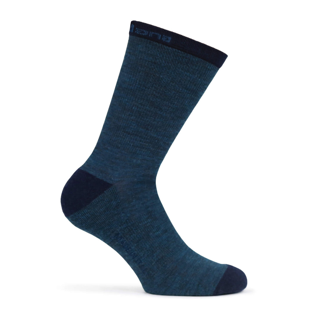 Giordana Merino Wool Sock - Tall Cuff - Charcoal Blue