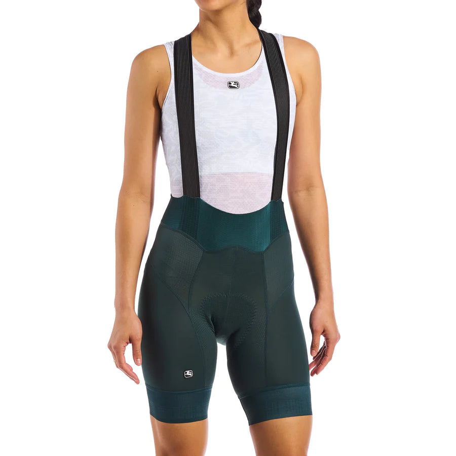 Giordana Womens FR-C Pro 5cm Shorter Bib Short - Forest Green