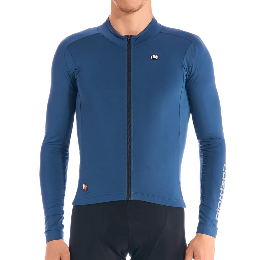 Giordana Mens FR-C Pro Thermal L/S Jersey - Blue