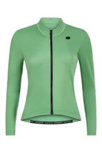 Load image into Gallery viewer, Giordana Womens SilverLine Thermal L/S Jersey - Mint Green
