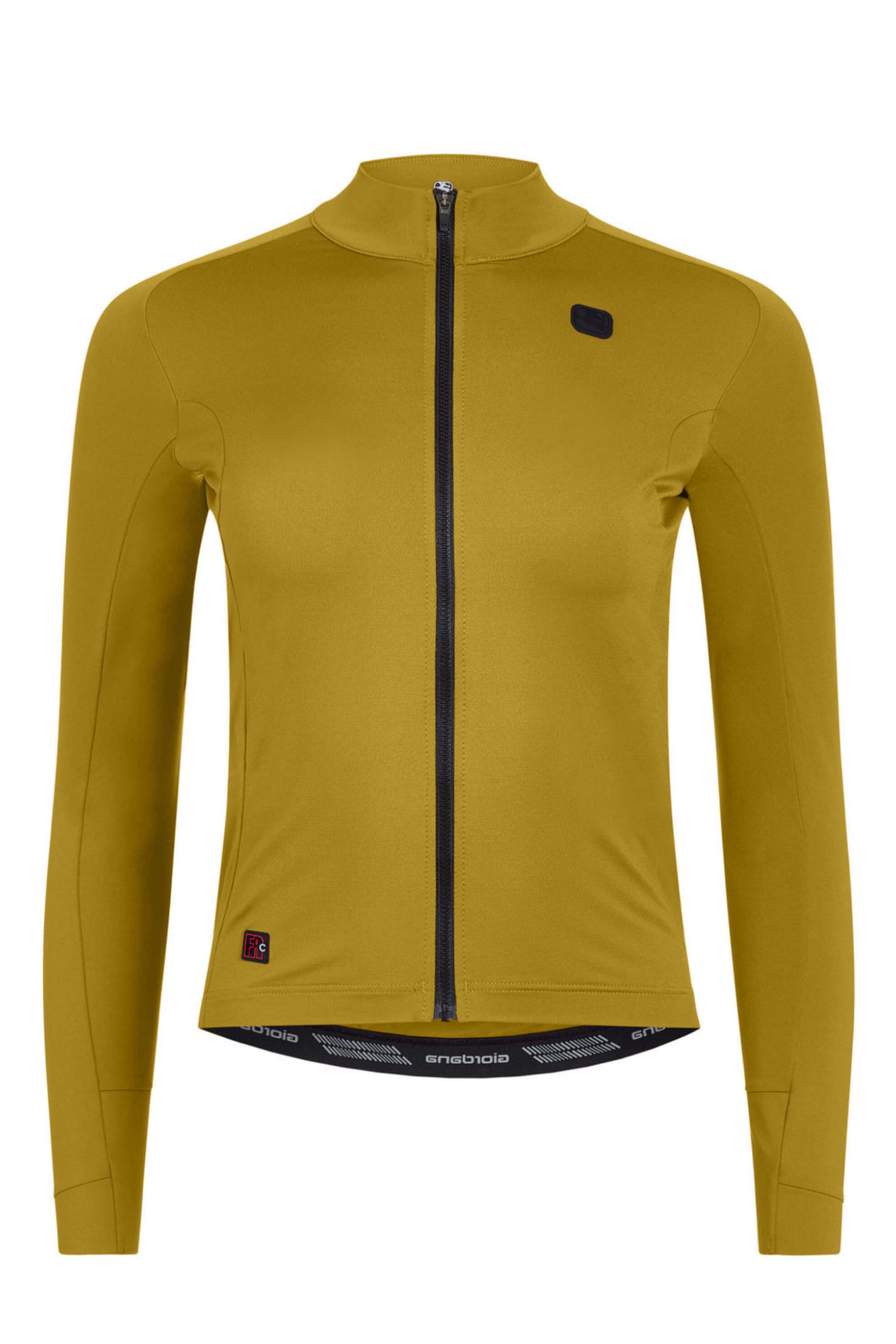 Giordana Womens FR-C Pro Thermal L/S Jersey - Olive Yellow