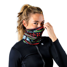 Load image into Gallery viewer, Giordana Seasonal Thermal Neck Gaiter - Fair Isle Black
