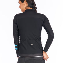 Load image into Gallery viewer, Giordana Women&#39;s FR-C Pro Thermal Long Sleeve Jersey - Black/Blue
