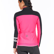 Load image into Gallery viewer, Giordana Womens FR-C Pro Thermal Long Sleeve Jersey - Pink/Black
