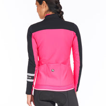 Load image into Gallery viewer, Giordana Women&#39;s FR-C Pro Thermal Long Sleeve Jersey - Pink/Black
