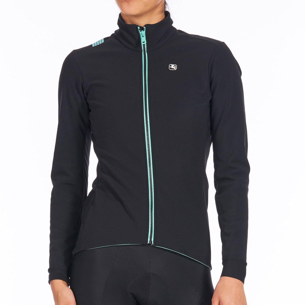 Giordana Womens Fusion Jacket - Black/Mint