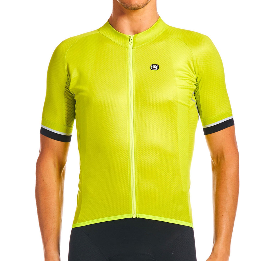 Giordana Men's SilverLine S/S Jersey - Lime Punch