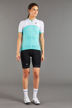 Load image into Gallery viewer, Giordana Women&#39;s SilverLine Jersey - Mint/White
