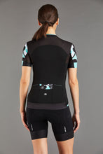 Load image into Gallery viewer, Giordana Womens Lungo S/S Jersey - Black/Mint
