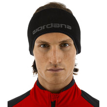 Load image into Gallery viewer, Giordana Knitted Ear Cover - Black/Grey
