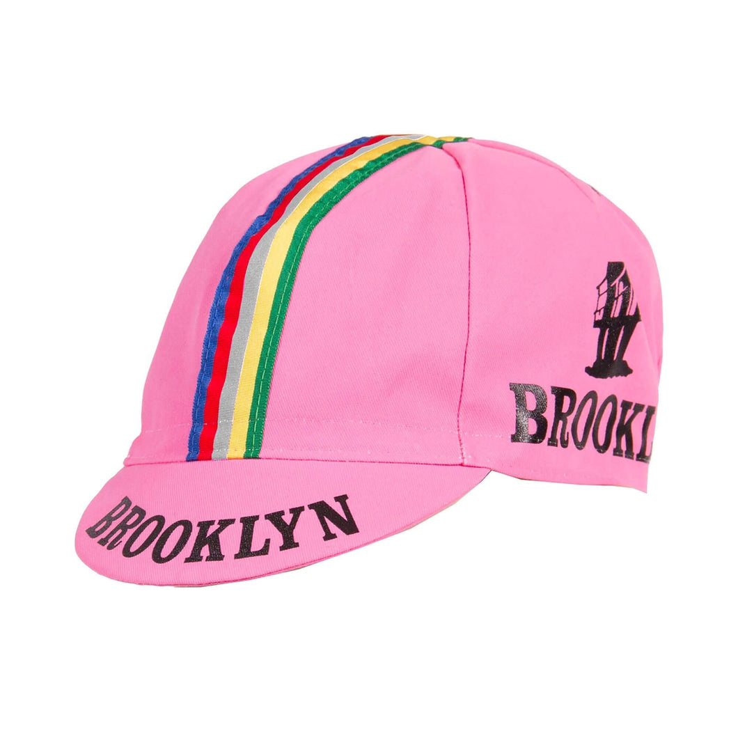 Giordana Team Brooklyn Cotton Cap - Giro Pink/Stripe