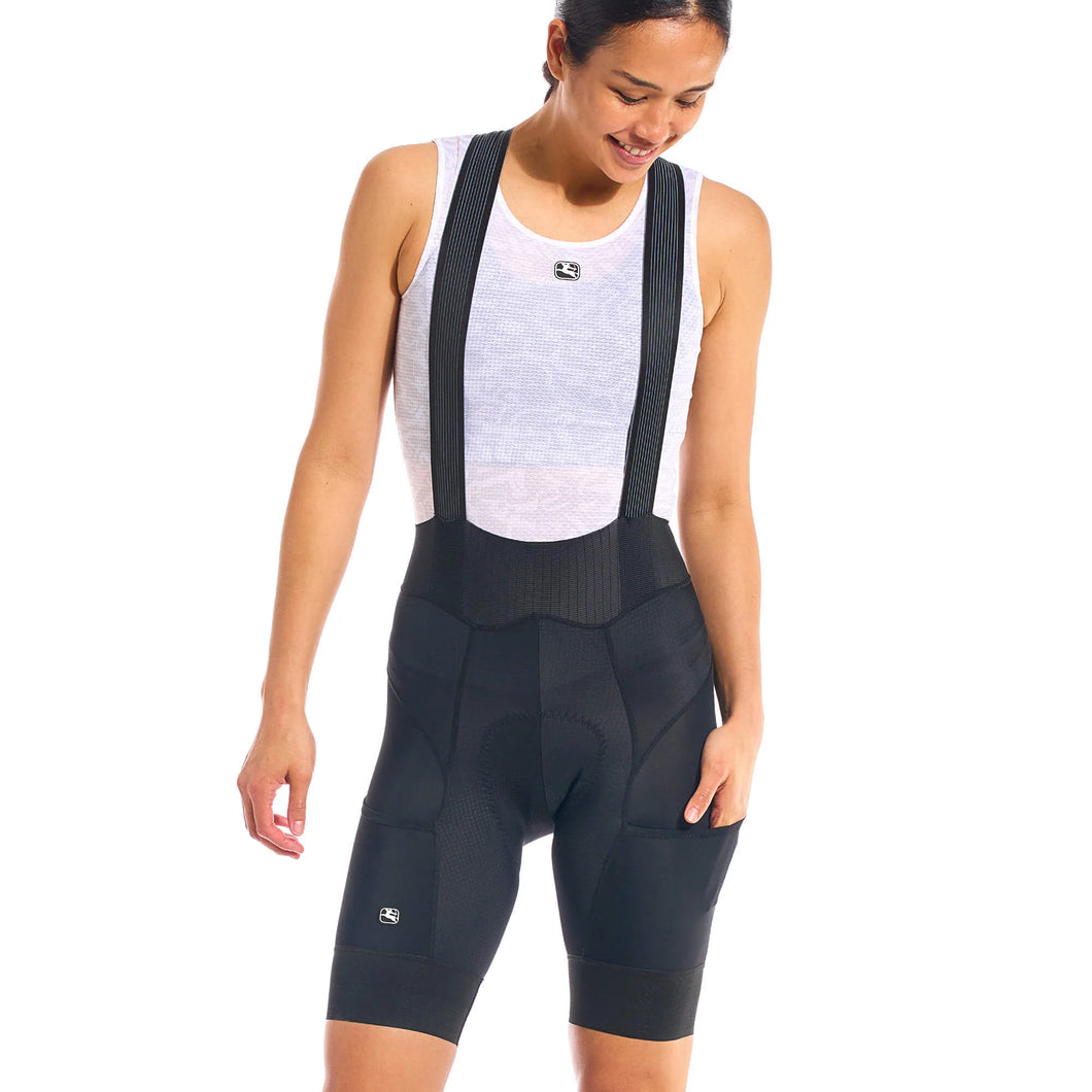 Giordana Womens FR-C Pro Cargo Bib Short - Black