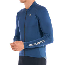 Load image into Gallery viewer, Giordana Mens FR-C Pro Thermal L/S Jersey - Blue
