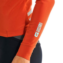 Load image into Gallery viewer, Giordana Womens G-Shield Thermal L/S Jersey - Burnt Orange
