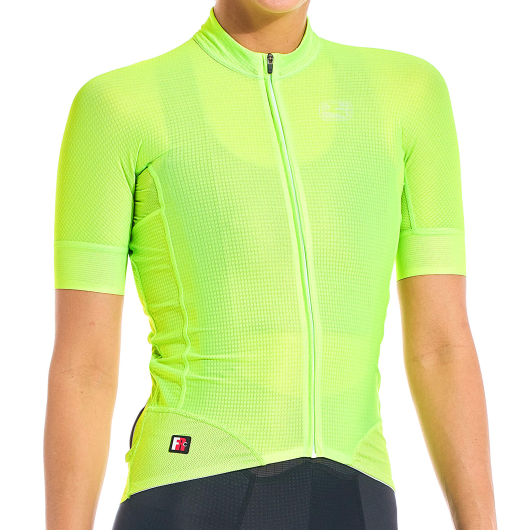 Giordana Womens FR-C Pro S/S Neon Jersey - Neon Yellow