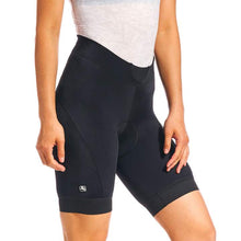 Load image into Gallery viewer, Giordana Women&#39;s Silverline Waisted Shorts - Black
