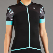 Load image into Gallery viewer, Giordana Womens Lungo S/S Jersey - Black/Mint
