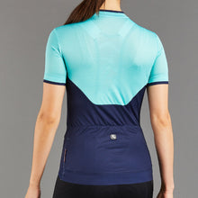 Load image into Gallery viewer, Giordana Women&#39;s Silverline S/S Jersey - Navy/Mint
