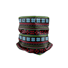 Load image into Gallery viewer, Giordana Seasonal Thermal Neck Gaiter - Fair Isle Black
