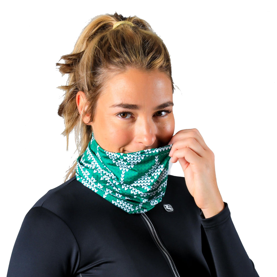 Giordana Seasonal Thermal Neck Gaiter - Sweater Weather Green