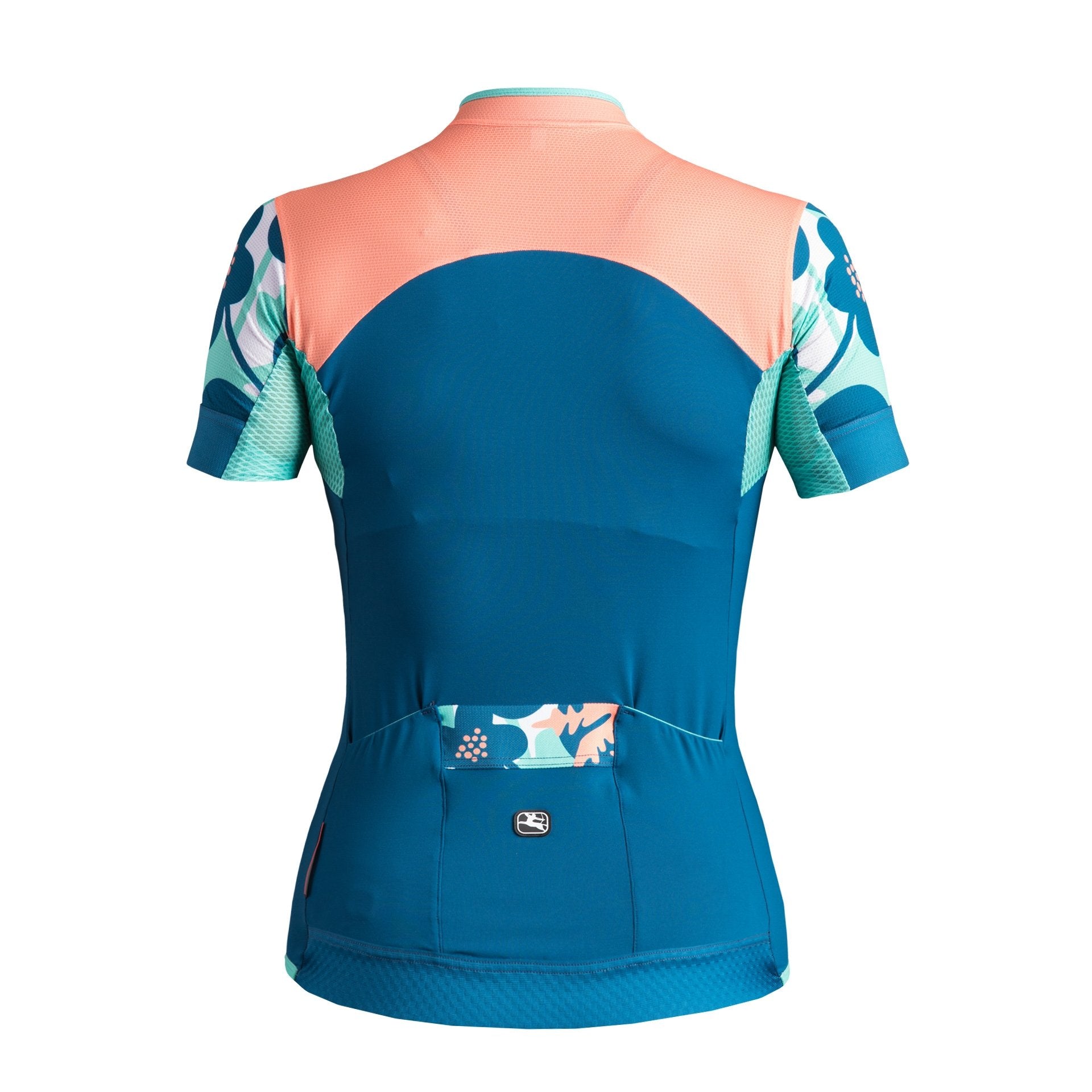 Giordana Womens Lungo S S Jersey Blue Orange