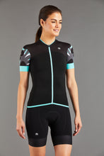 Load image into Gallery viewer, Giordana Womens Lungo S/S Jersey - Black/Mint
