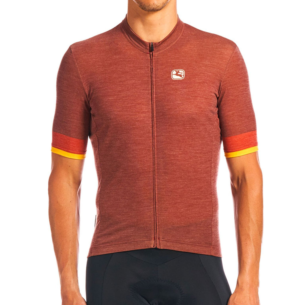Giordana Wool S/S Jersey - Rust